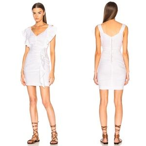 ISABEL MARANT ETOILE Topaz white linen dress 8